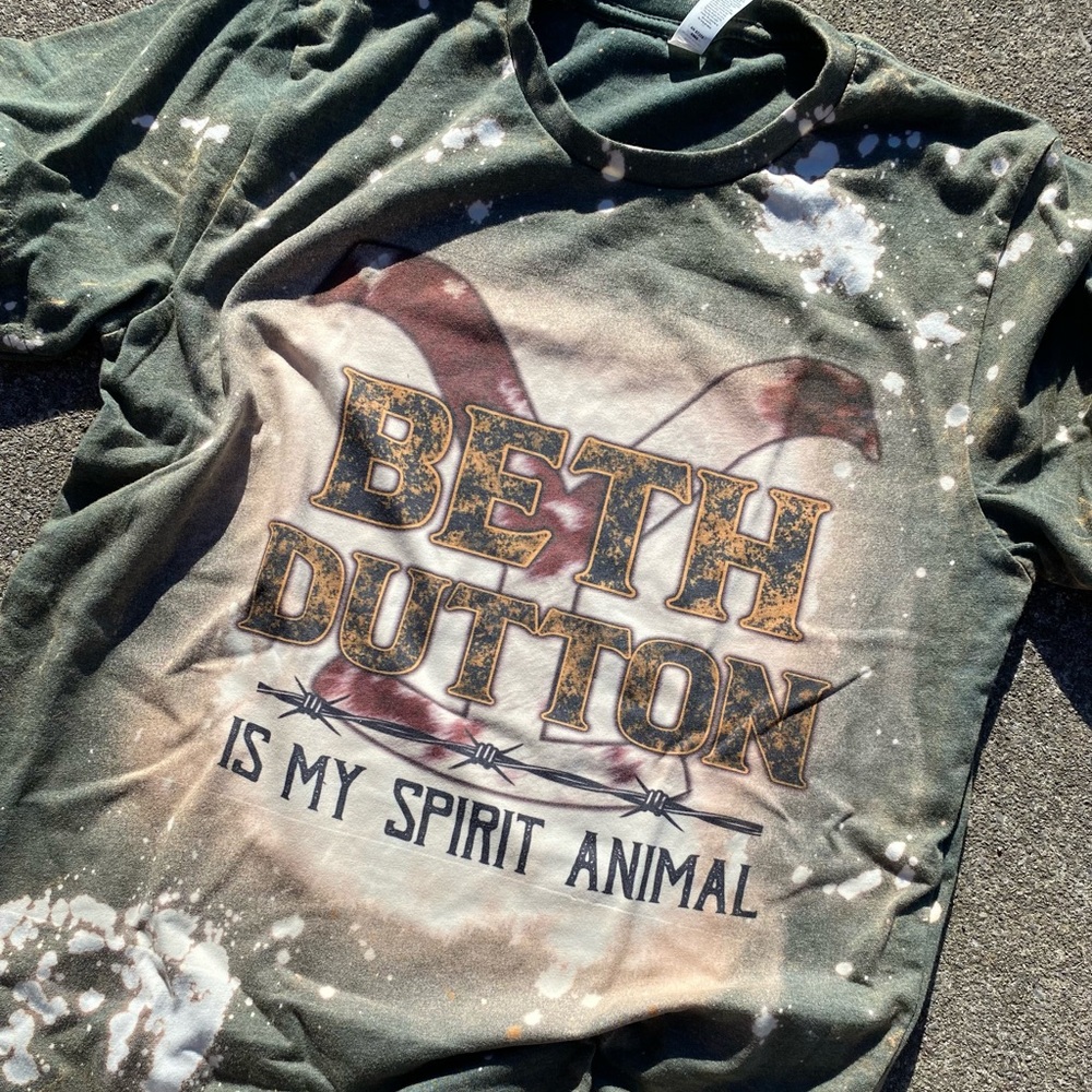 Yellowstone bleached tshirt